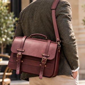 Erfstuk - Leather School Bag
