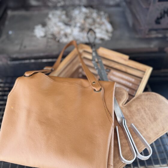 Leather Gloves & Apron Pair  SAVE 10%